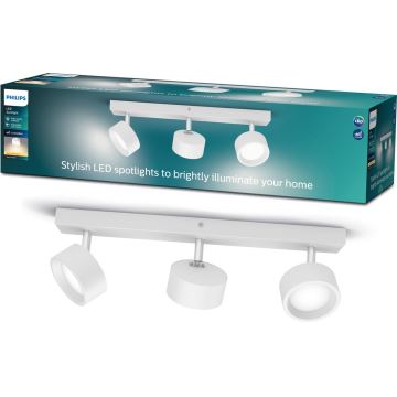 Philips - LED spotlampe 3xLED/5,5W/230V hvid