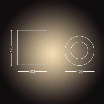 Philips - LED spotlampe dæmpbar Hue PILLAR 1xGU10/4,2W/230V 2200-6500K + fjernbetjening hvid