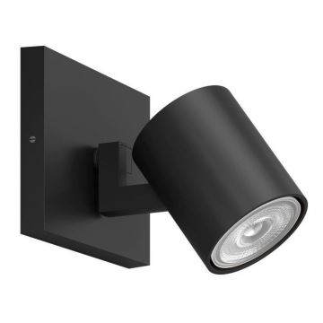 Philips - LED spotlampe dæmpbar Hue RUNNER 1xGU10/4,2W/230V 2200-6500K sort