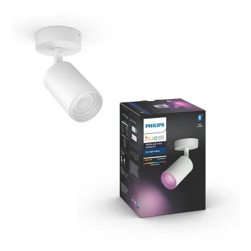 Philips - LED spotlampe m. RGBW-farrver dæmpbar Hue FUGATO 1xGU10/5,7W/230V