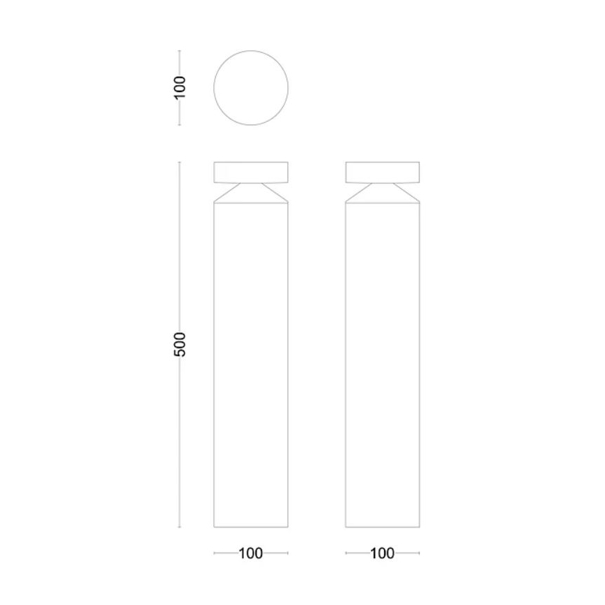 Philips - LED udendørslampe LAVEN LED/6W/230V 4000K IP44