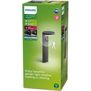 Philips - LED udendørslampe med sensor LED/9W/230V 4000K IP44
