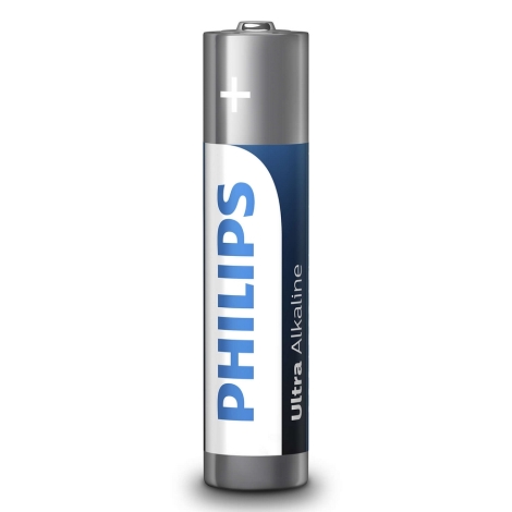Philips LR03E4B/10 - 4 stk. Alkalisk batteri AAA ULTRA ALKALINE 1,5V 1250mAh