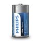 Philips LR14E2B/10 - 2 stk. Alkalisk batteri C ULTRA ALKALINE 1,5V 7500mAh