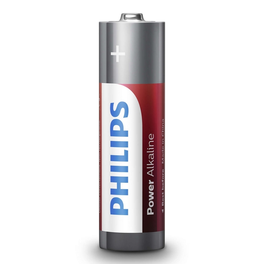 Philips LR6P4B/10 - 4 stk. Alkalisk batteri AA POWER ALKALINE 1,5V 2600mAh