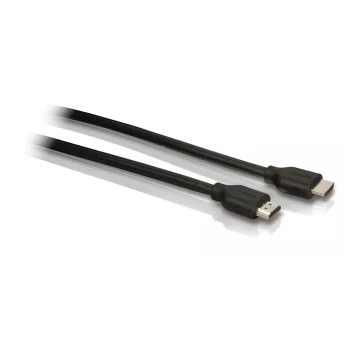Philips SWV2434W/10 - HDMI-kabel med Ethernet, HDMI 1.4 A stik 5 m sort