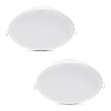 Philips - SÆT 2x LED indbygningslampe MESON LED/23,5W/230V 4000K