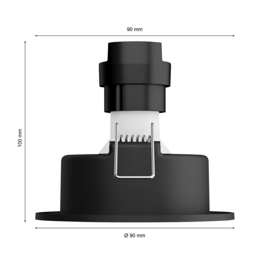 Philips - SÆT 3x LED indbygningslampe dæmpbar Hue MILLISKIN 1xGU10/4,2W/230 2200-6500K