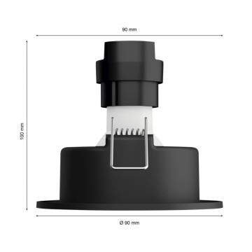 Philips - SÆT 3x LED indbygningslampe dæmpbar Hue MILLISKIN 1xGU10/4,2W/230 2200-6500K