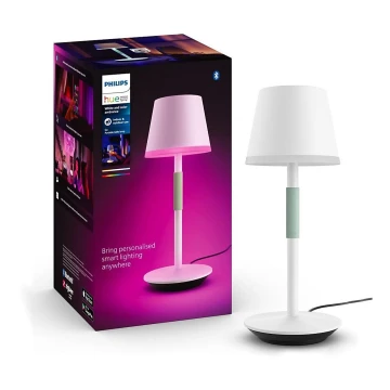 Philips - Udendørs LED lampe m. touch-funktion dæmpbar RGBW-farver Hue GO LED/6,2W/230V 2000-6500K IP54