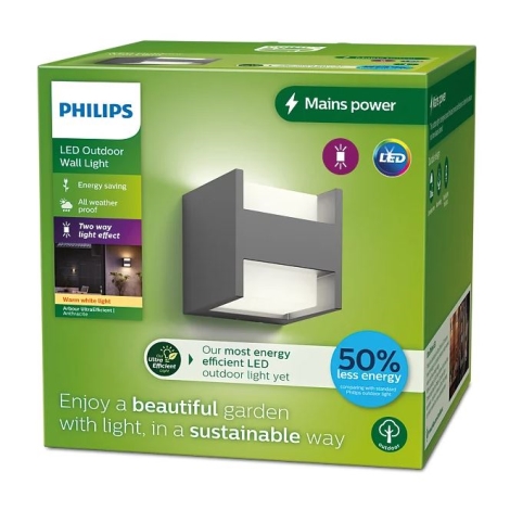 Philips - Udendørs LED væglampe ARBOUR LED/3,8W/230V IP44