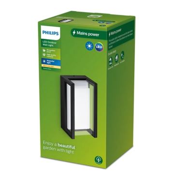 Philips - Udendørs LED væglampe PYRONA LED/12W/230V IP44