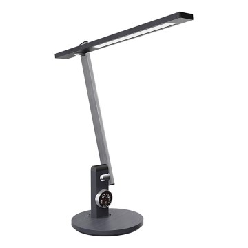 Prezent 31215 - LED Dæmpbar touch-funktion flexible bordlampe med display PUNK LED/12W/230V 3000-6500K