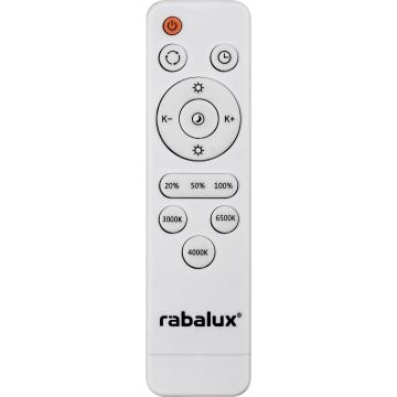 Rabalux - LED lysdæmper loftslampe med fjernbetjening LED/48W/230V