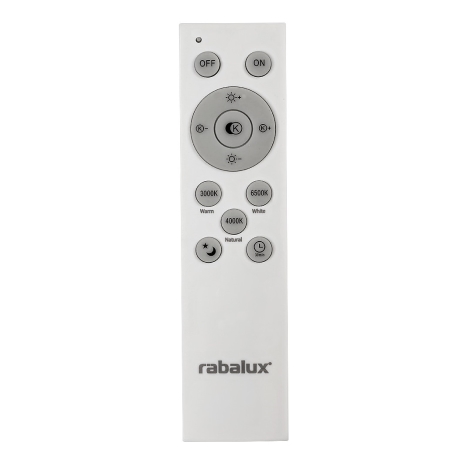 Rabalux 2130 - LED loftlampe dæmpbar LED/40W/230V sort + fjernbetjening