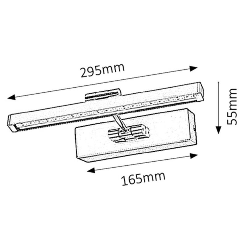 Rabalux - LED gallerilampe LED/5W/230V