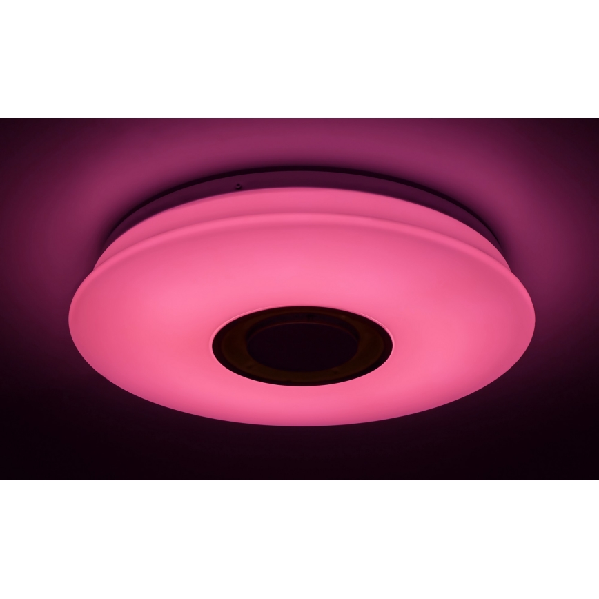 Rabalux - LED loftlampe m. RGB-farver dæmpbar 1xLED RGB/24W/230V + fjernbetjening