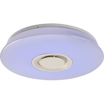 Rabalux - LED loftlampe m. RGB-farver dæmpbar 1xLED RGB/24W/230V + fjernbetjening