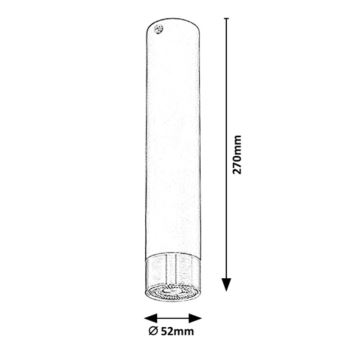 Rabalux - Loftlampe ZIRCON 1xGU10/5W/230V 27 cm