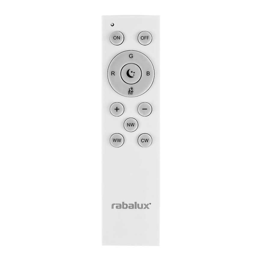 Rabalux - LED loftlampe dæmpbar RGB-farver LED/24W/230V Wi-Fi 3000-6500K diam. 39,5 cm + fjernbetjening