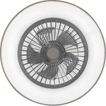 Rabalux 5420 - LED loftlampe med ventilator dæmpbar BENICIO LED/35W/230V 3000-6000K + fjernbetjening