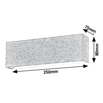 Rabalux - LED væglampe LED/6W/230V