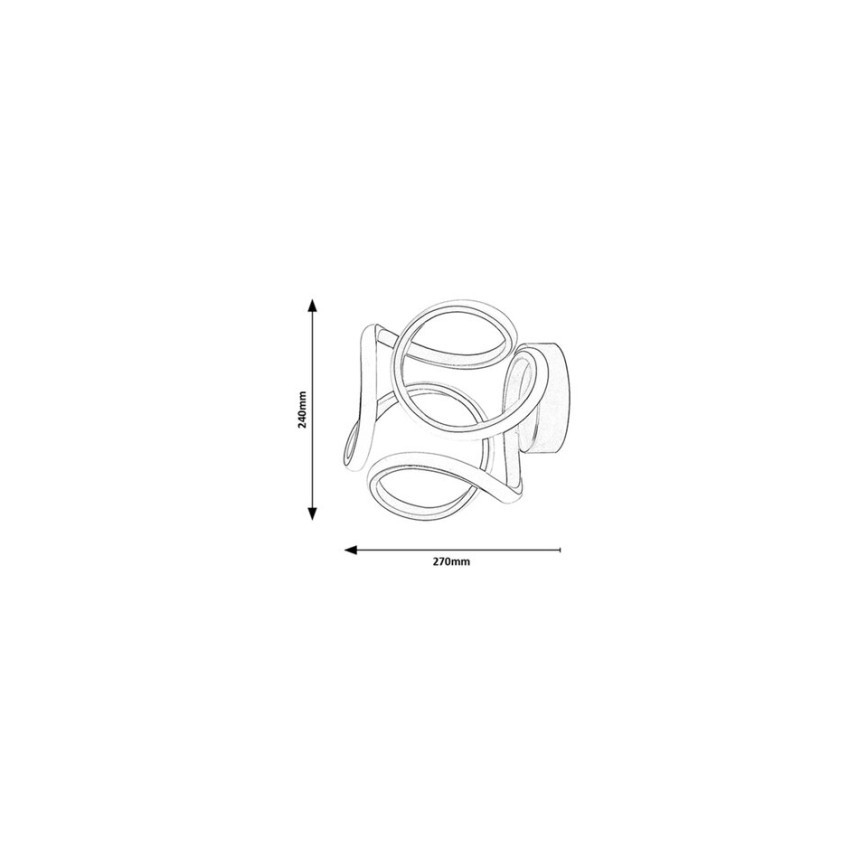 Rabalux - LED væglampe LED/11W/230V 3000K