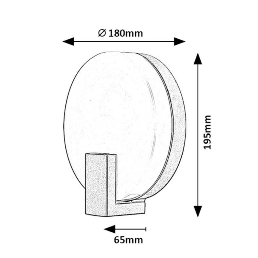 Rabalux - Udendørs LED væglampe LED/10W/230V IP44