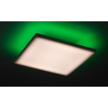 Rabalux - LED loftlampe dæmpbar RGB-farver LED/24W/230V 3000-6500K 40x40 cm+ fjernbetjening