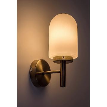Rabalux - Væglampe til badeværelse 1xE14/10W/230V IP44 bronze