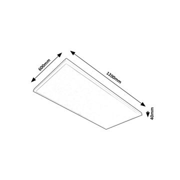 Rabalux - LED panel LED/80W/230V 4000K 120x60 cm