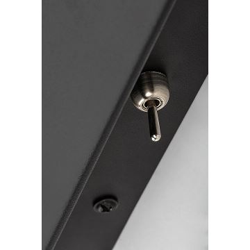 Rabalux - Væglampe med hylde og USB port 1xGU10/25W/230V sort