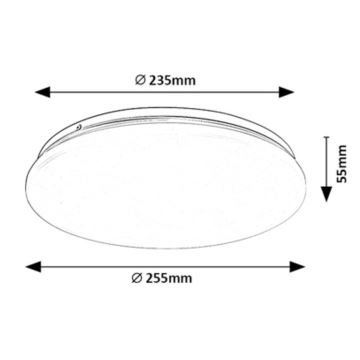 Rabalux - LED loftlampe LED/12W/230V 4000K 25 cm