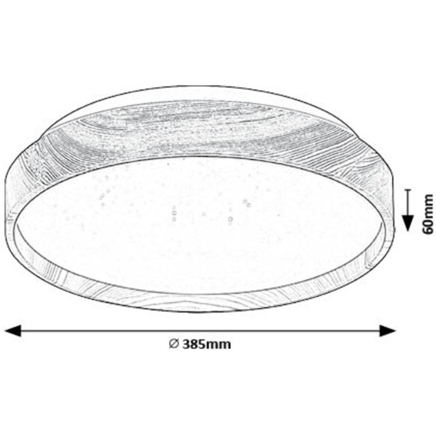 Rabalux - LED loftlampe LED/24W/230V 3000K diameter 38 cm