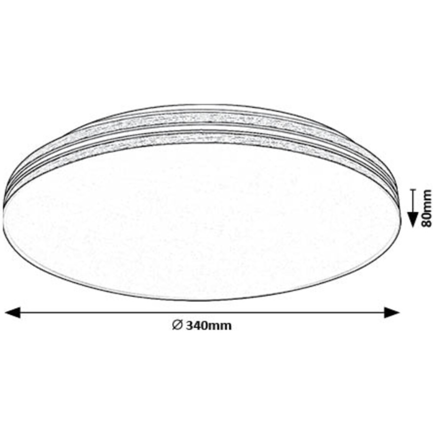 Rabalux - LED loftlampe LED/18W/230V 4000K diameter 34 cm