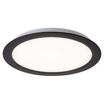 Rabalux - LED indbygningslampe LED/3W/230V diameter 9 cm sort