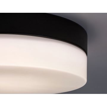 Rabalux - LED loftlampe til badeværelse LED/15W/230V IP44 4000K diameter 23 cm sort
