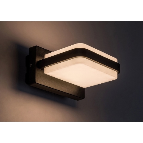 Rabalux - Udendørs LED væglampe LED/12W/230V IP44 sort