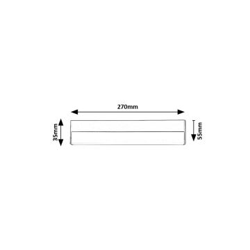 Rabalux - LED underskabslampe LED/7W/230V 4000K sort