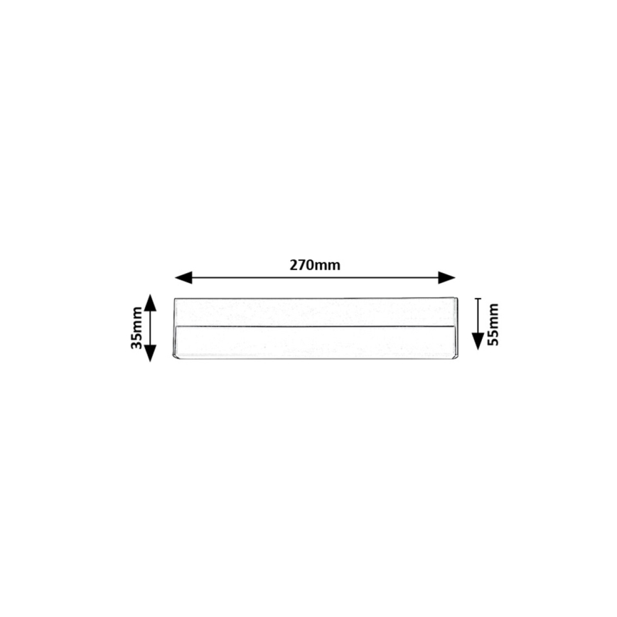 Rabalux - LED underskabslampe LED/7W/230V 4000K sølvfarvet