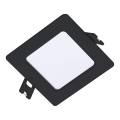 Rabalux - LED indbygningslampe LED/3W/230V 9x9cm sort
