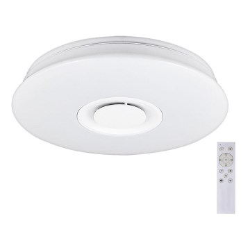 Rabalux - LED loftlampe m. RGB-farver dæmpbar 1xLED RGB/24W/230V + fjernbetjening