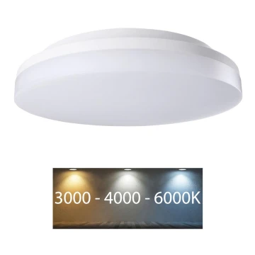 Rabalux - LED loftlampe til badeværelse LED/18W/230V IP54 3000K/4000K/6000K