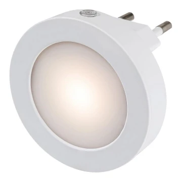 Rabalux - LED natlampe med sensor LED/0,5W/230V 3000K diameter 65 mm