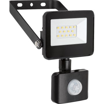 Rabalux - LED projektør med sensor LED/10W/230V 4000K IP44 sort