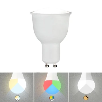 Rabalux - LED-pære dæmpbar RGB-farver GU10/5W/230V Wi-Fi 3000-6500K