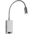 Redo 01-1195 - LED Fleksibel lille lampe HELLO LED/3W/230V krom