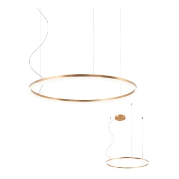 Redo 01-1713 - LED pendel dæmpbar ORBIT LED/55W/230V bronze