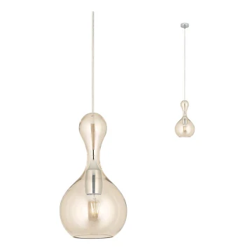 Redo 01-2255 - Pendel LOB 1xE27/42W/230V diameter 18 cm beige