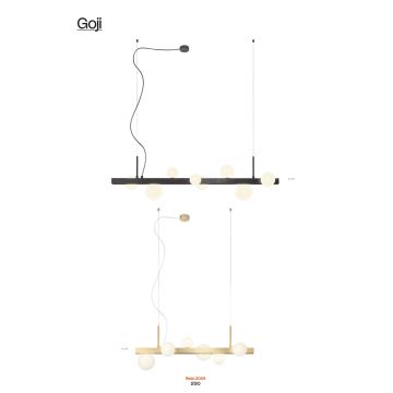 Redo 01-2375 - Pendel GOJI 6xG9/28W/230V sort